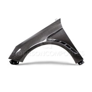 Ford Focus Fender - Front - Anderson Composites - Type-GR - Carbon Fiber - `16-`18